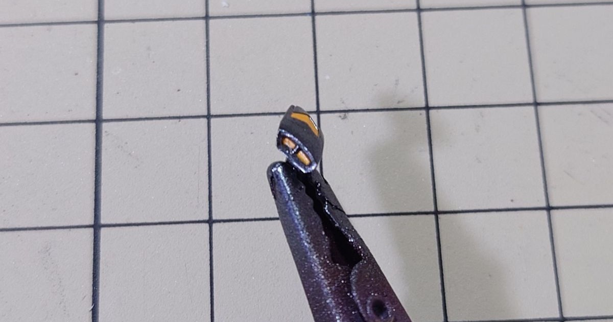 HG GQuuuuuuX製作④：終わらぬ塗り分け