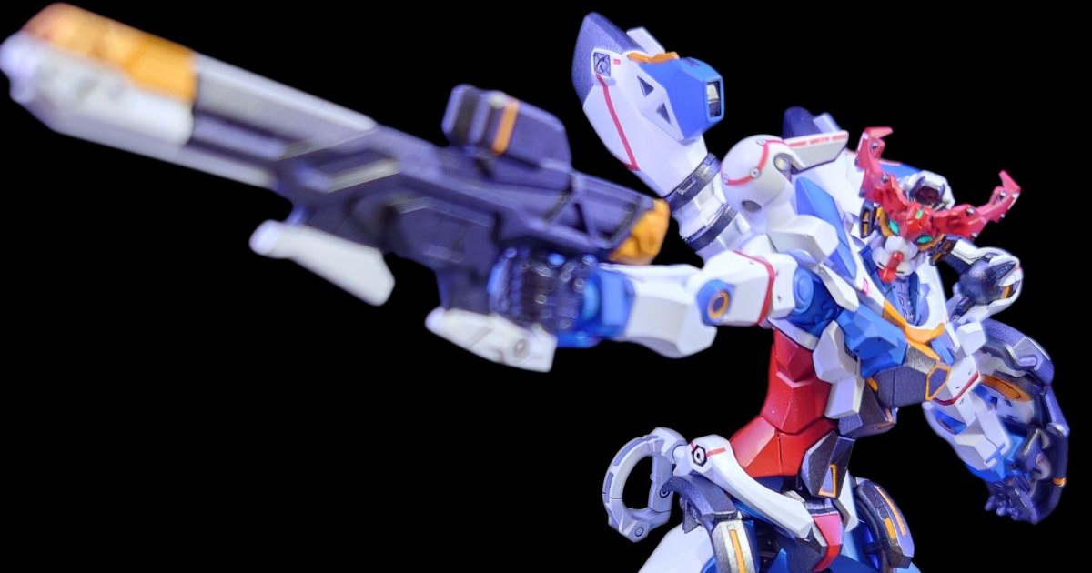 HG GQuuuuuuX製作⑤：塗り分け終わり！そして完成！