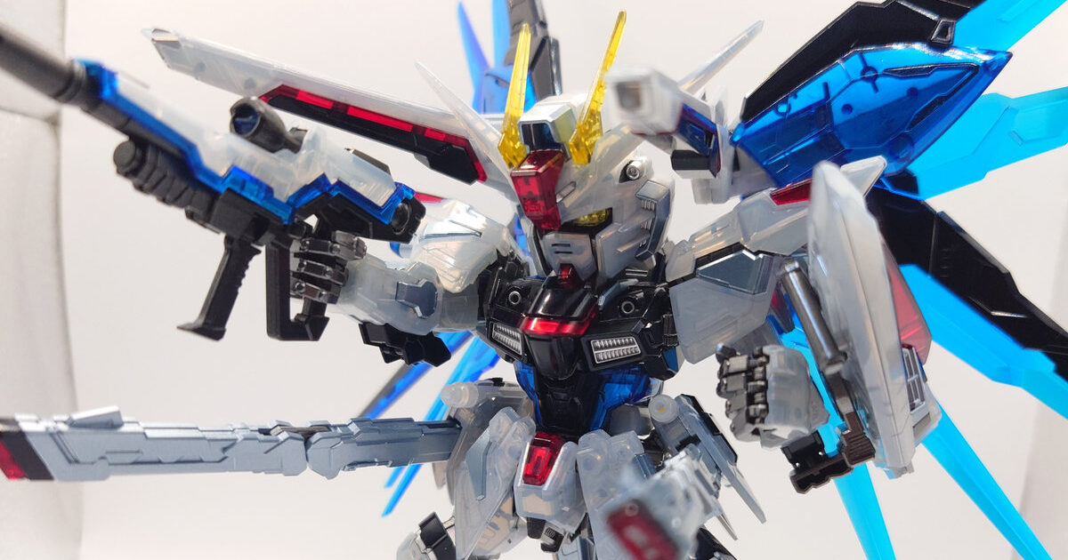 MGSDフリーダムガンダム製作③：メカニカルコアメッキ「風」塗装開始～完成まで！