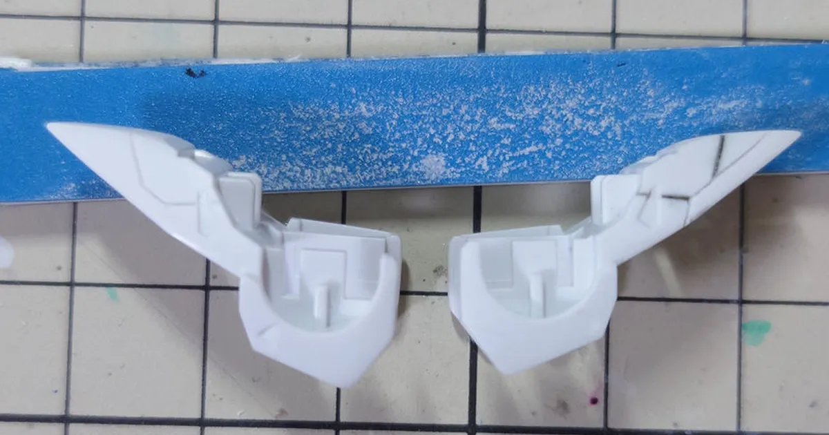 RGウイングガンダムゼロEW製作②：モールドの変更やってみる