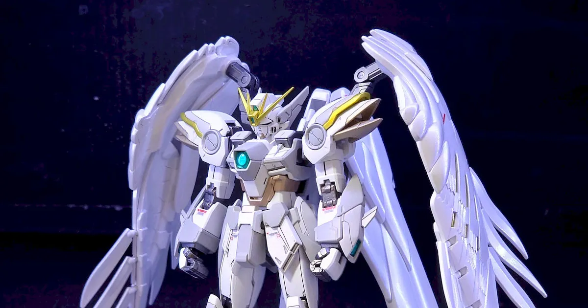 RGウイングガンダムゼロEW製作③：スノーホワイトプレリュードに近づいた？